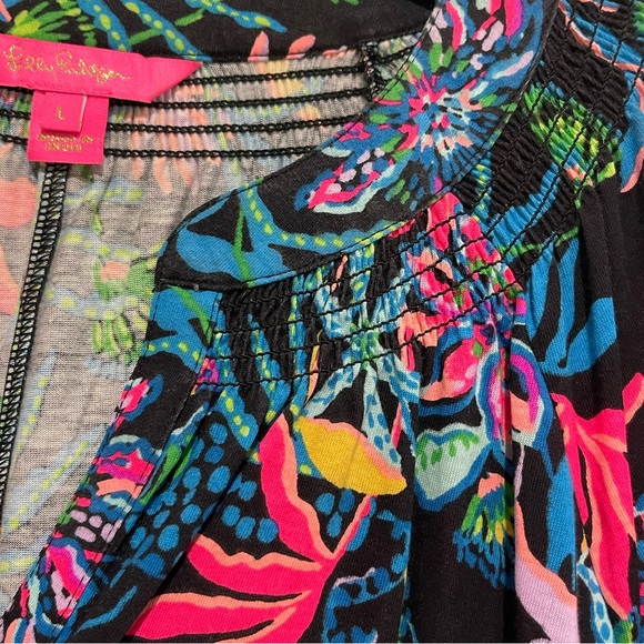 LILLY PULITZER COTTON DRESS SIZE LARGE - Picture 3 of 6